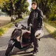 Pánska softshell moto bunda W-TEC Borozef - čierno-zelená