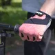 Dámske cyklo rukavice W-TEC Atamac - šedo-lososová