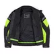 Pánska letná moto bunda W-TEC Saigair - Fluo Yellow-Black