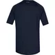 Pánske tričko Under Armour Tech SS Tee 2.0 - Steel Light Heather/Black