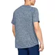 Pánske tričko Under Armour Tech SS Tee 2.0 - Steel Light Heather/Black