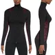Dámska športová mikina BAS BLACK Inspire Blouse - čierno-ružová - čierno-ružová