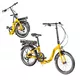 Skladací elektrobicykel Devron 20122 20" - model 2017 - čierna - žltá