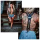 Traky W-TEC Black Heart Suspenders