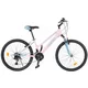 Juniorský bicykel Olpran Formica ALU 24" - model 2026 - šedozelená/ružová - ružová/šedá