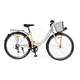 Mestský bicykel Olpran Urtica 28" - model 2026 - petrolejová - biela/piesková