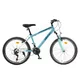 Odľahčený juniorský bicykel Olpran Helix ALU 24" - model 2026 - šedá/černá/bílá - modrá/bíela/zelená