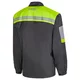 Moto pláštenka W-TEC Igava - čierna-fluo zelená