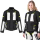 Dámska moto bunda W-TEC Warao Lady - čierna-fluo