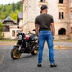 Moto topánky W-TEC Milwook - šedo-čierna