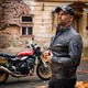Kožená moto bunda W-TEC Mungelli EVO - vintage čierno-hnedá