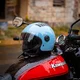 Otvorená prilba W-TEC Baraldo Celeste