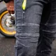 Pánske moto jeansy W-TEC Biterillo Evo - čierna