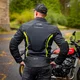 Letná pánska moto bunda W-TEC Mirelio - čierna-fluo