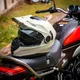 Výklopná enduro prilba W-TEC Biscaia P/J - béžová matná