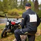 Moto bunda W-TEC Warao - čierna-fluo