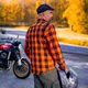 Moto košeľa BOS Lumberjack - Orange