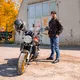 Pánske moto jeansy BOS Micas - Acid Blue