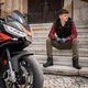 Moto bunda W-TEC Black Heart Radikaal - červeno-čierna