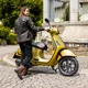 Dámske moto jeansy W-TEC Komehana - čierna