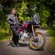 Dámska letná moto bunda W-TEC Jelsa - šedá-fluo