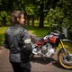 Dámska letná moto bunda W-TEC Jelsa - šedá-fluo