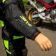 Detská rastúca moto bunda W-TEC Pinapoco - čierna-fluo