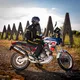 Pánske letné moto nohavice W-TEC Toranio - čierno-žltá