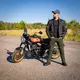 Pánske moto nohavice BOS Cargo D - Green