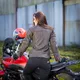 Dámská kožená moto bunda W-TEC Kaika