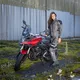 Dámske moto nohavice W-TEC Smackton Lady - šedo-oranžová
