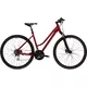 Dámsky crossový bicykel Kross Evado 4.0 28" - model 2023 - rubínová/čierna - rubínová/čierna