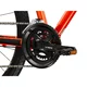 Pánsky crossový bicykel Kross EVADO 3.0 28" - model 2025 - oranžová/čierna/lesk