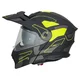 Výklopná moto prilba 3v1 W-TEC Neovu Graphic - čierno-červená