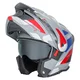 Výklopná moto prilba 3v1 W-TEC Neovu Graphic - čierno-červená