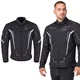 Letná pánska moto bunda W-TEC Mirelio - čierno-šedá - čierno-šedá
