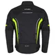 Letná pánska moto bunda W-TEC Mirelio - čierna-fluo