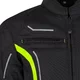 Letná pánska moto bunda W-TEC Mirelio - čierna-fluo