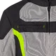 Letná dámska moto bunda W-TEC Mirelia - čierno-šedo-ružová