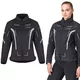 Letná dámska moto bunda W-TEC Mirelia - čierno-šedo-ružová - čierno-šedá