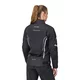 Letná dámska moto bunda W-TEC Mirelia - čierno-šedo-ružová