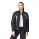 Letná dámska moto bunda W-TEC Mirelia - čierno-šedo-ružová