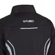 Letná dámska moto bunda W-TEC Mirelia - čierno-šedo-ružová