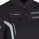 Letná dámska moto bunda W-TEC Mirelia - čierno-šedo-ružová