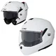 Preklápacia moto prilba W-TEC Sabron P/J - Nardo Grey - White