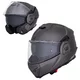 Preklápacia moto prilba W-TEC Zoroz P/J - Glossy Tricolor - Metallic Grey