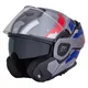 Preklápacia moto prilba W-TEC Zoroz P/J - Glossy Tricolor