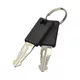 Zámok na batožinu Munkees TSA Zipper Lock - zelená