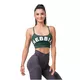 Športová podprsenka Nebbia Classic Hero 579 - Black - Dark Green