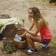 Dámske športové tielko Jobe Discover Coral - lososová